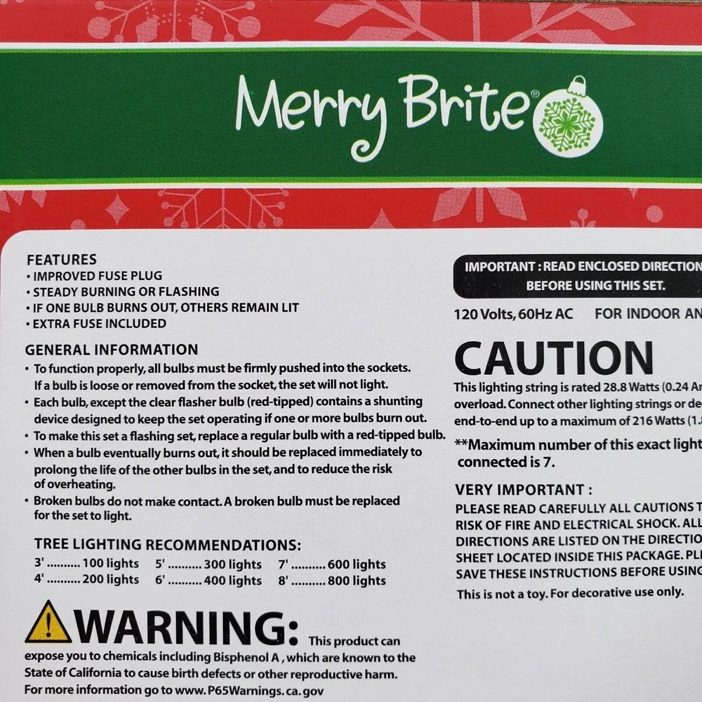 Lot of 2 Merry Brite 70 ct Mini Multi Color Lights White Wire Christmas Patio